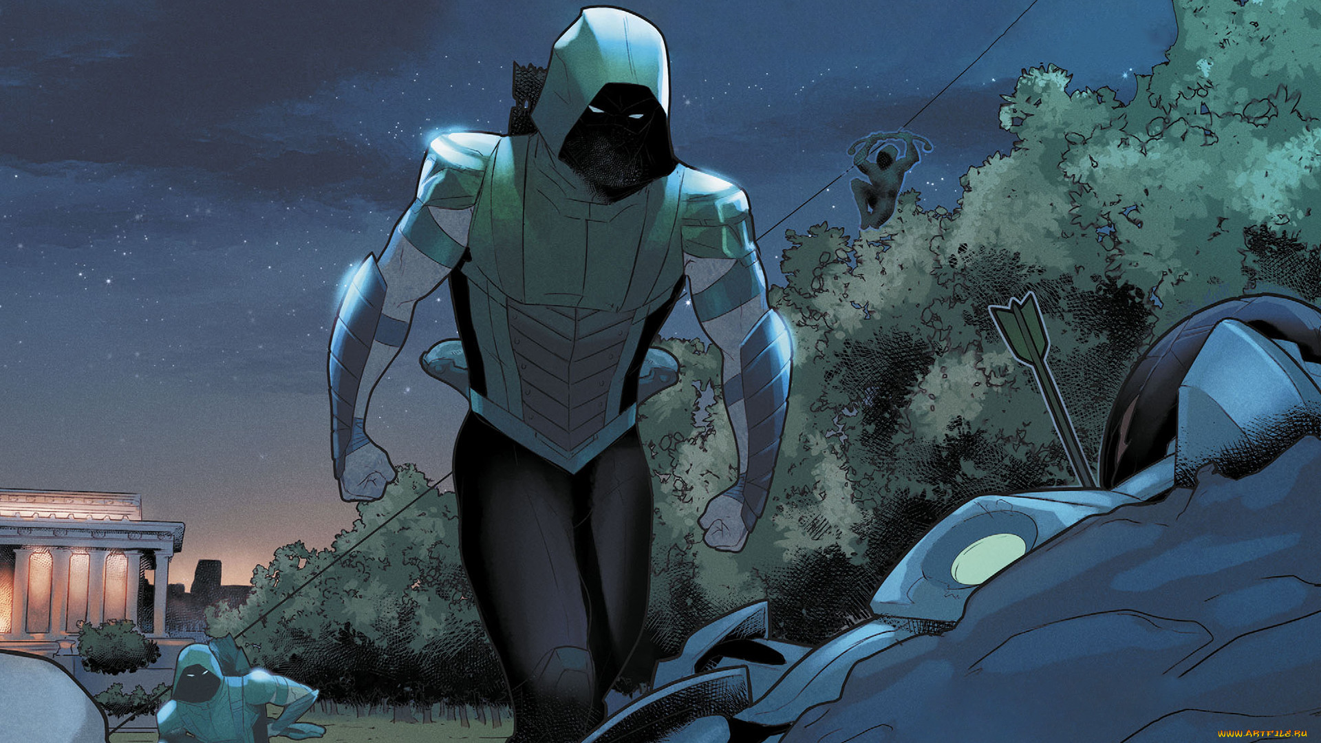 , , green, arrow